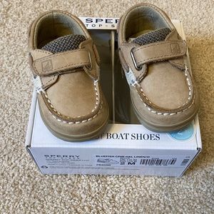 Sperry Tan Baby Boat Shoes